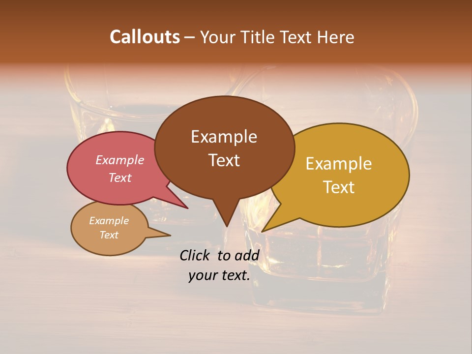 Highball Scotch Brandy PowerPoint Template
