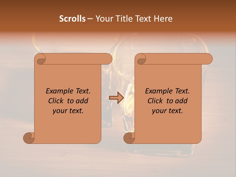 Highball Scotch Brandy PowerPoint Template