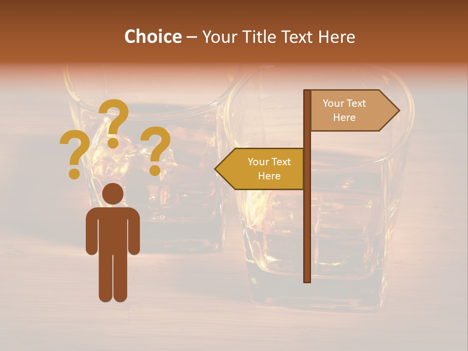 Highball Scotch Brandy PowerPoint Template