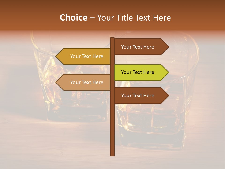 Highball Scotch Brandy PowerPoint Template