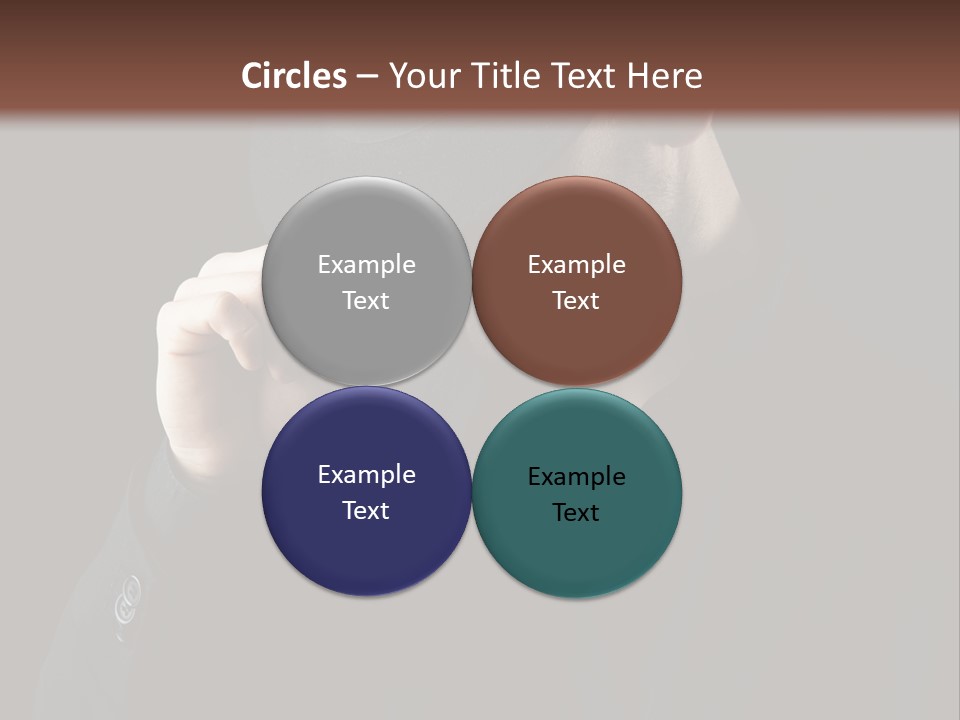 Fashion Dark Handsome PowerPoint Template