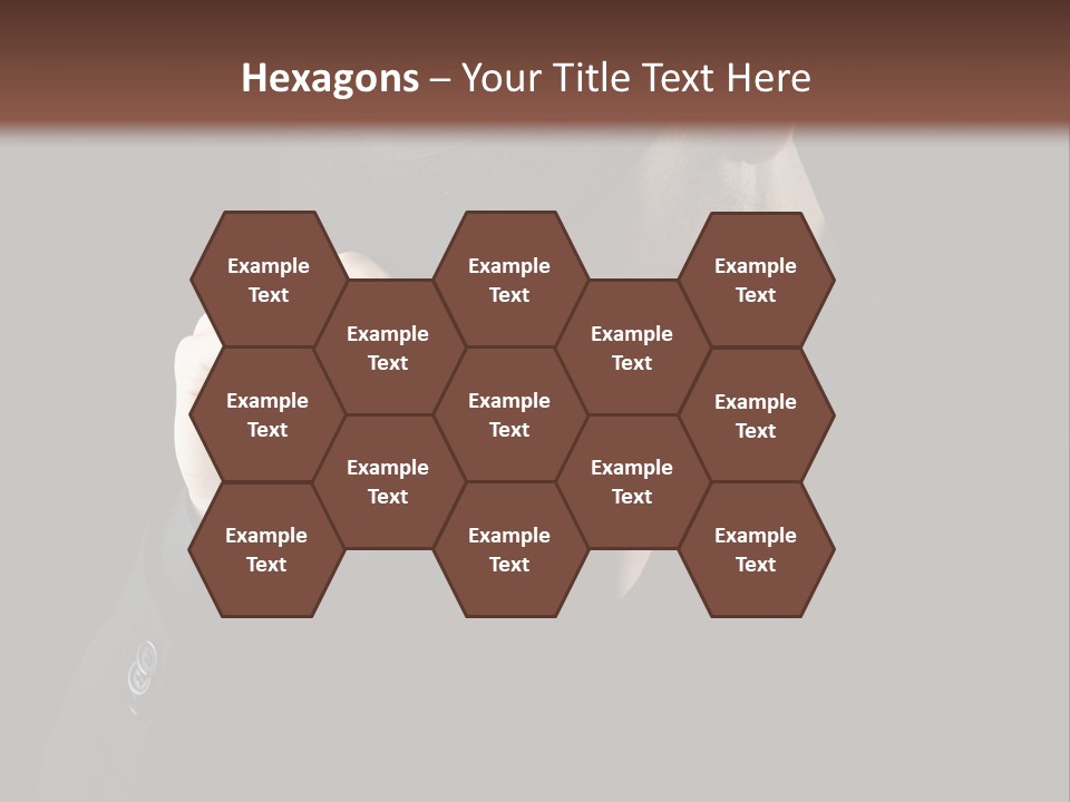 Fashion Dark Handsome PowerPoint Template