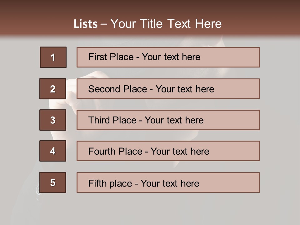Fashion Dark Handsome PowerPoint Template