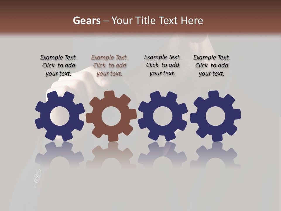 Fashion Dark Handsome PowerPoint Template