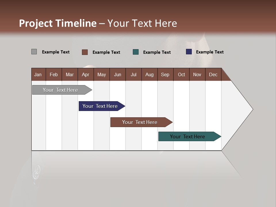 Fashion Dark Handsome PowerPoint Template