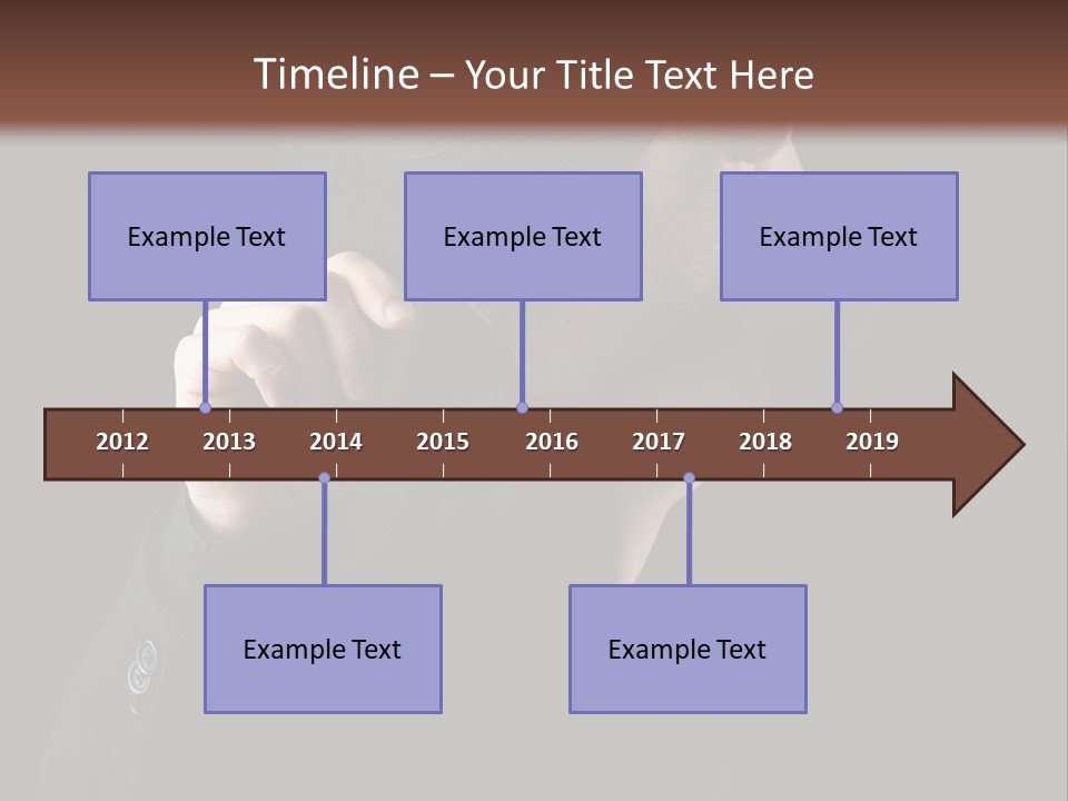 Fashion Dark Handsome PowerPoint Template