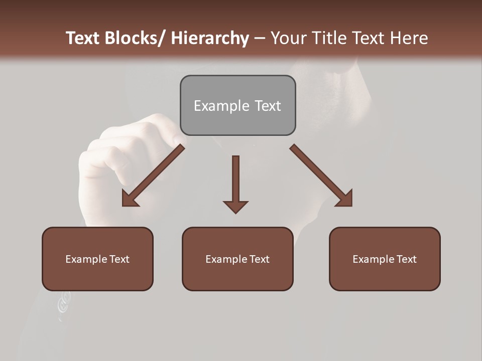 Fashion Dark Handsome PowerPoint Template