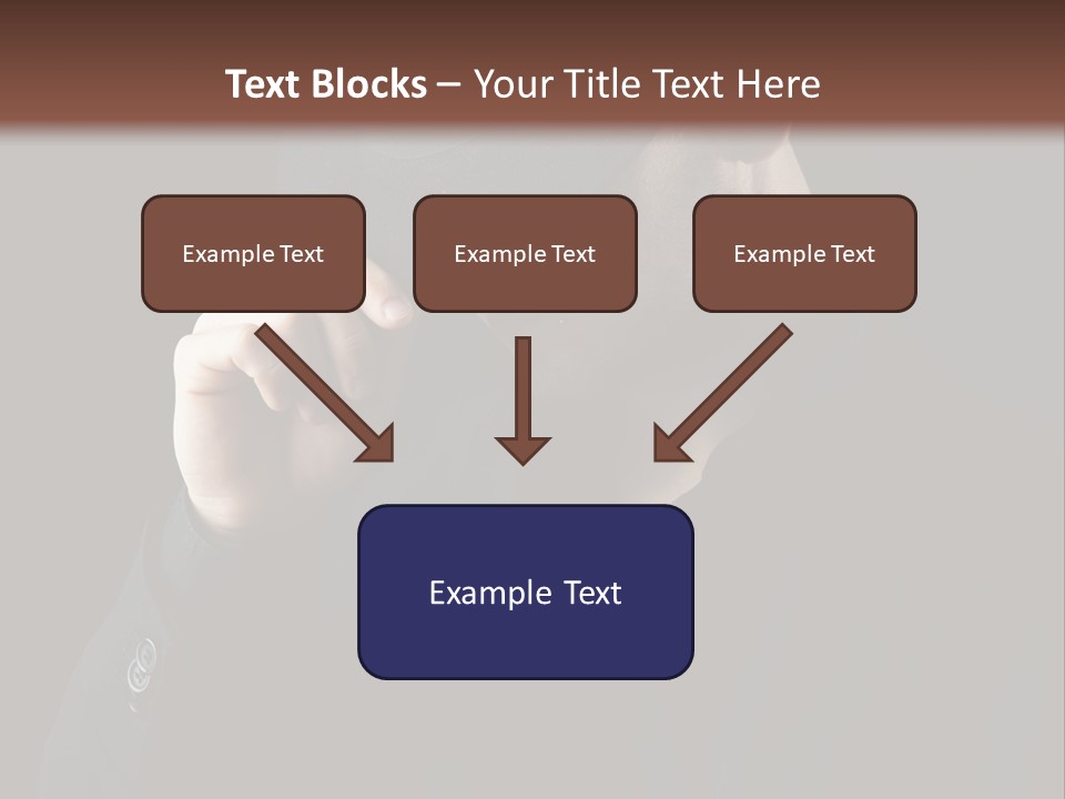 Fashion Dark Handsome PowerPoint Template