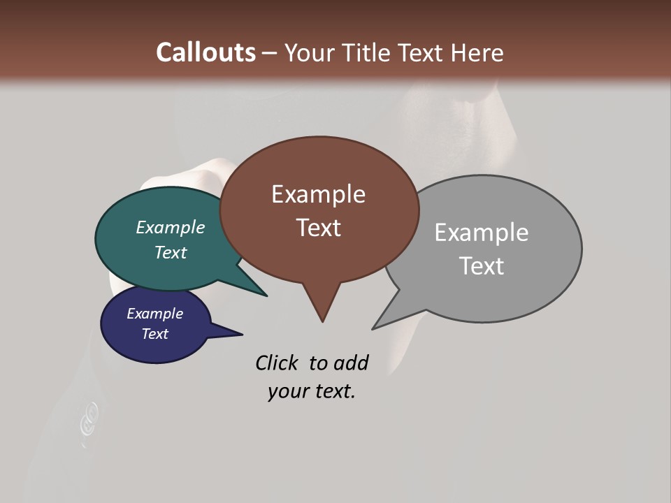 Fashion Dark Handsome PowerPoint Template