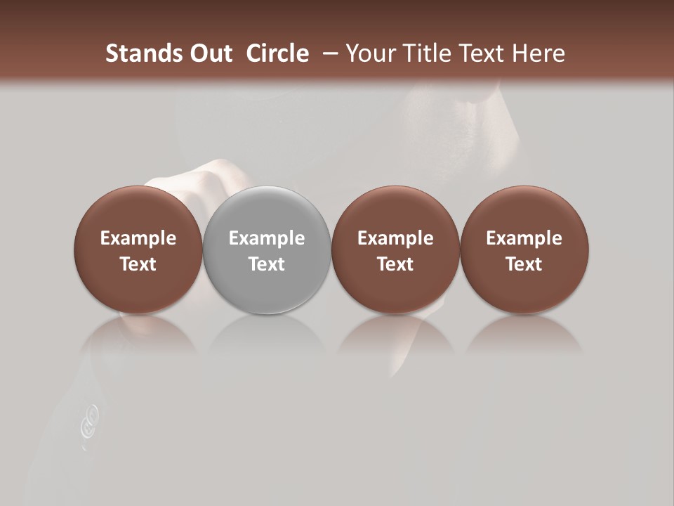 Fashion Dark Handsome PowerPoint Template