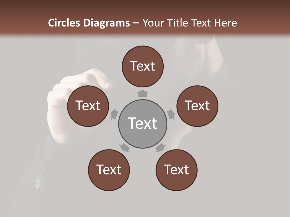 Fashion Dark Handsome PowerPoint Template