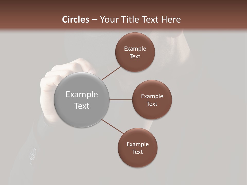 Fashion Dark Handsome PowerPoint Template