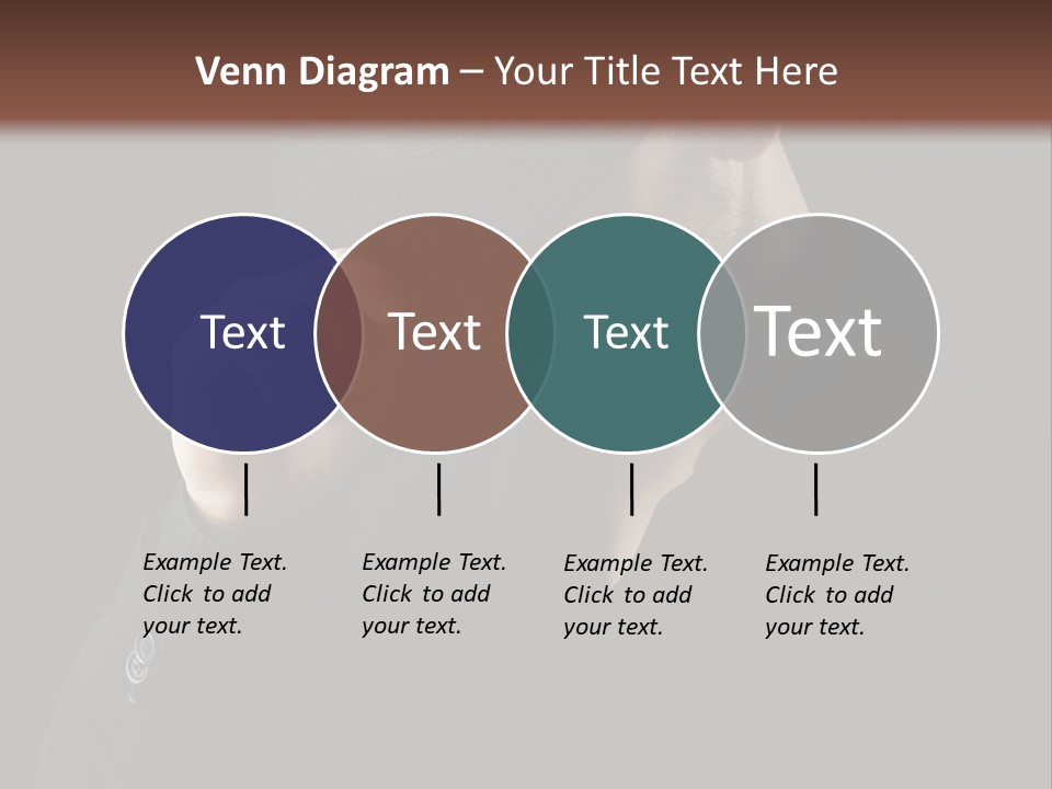 Fashion Dark Handsome PowerPoint Template