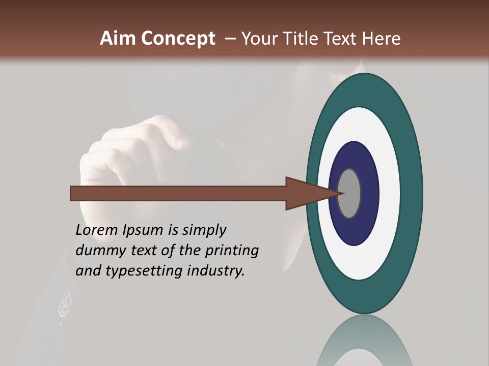 Fashion Dark Handsome PowerPoint Template