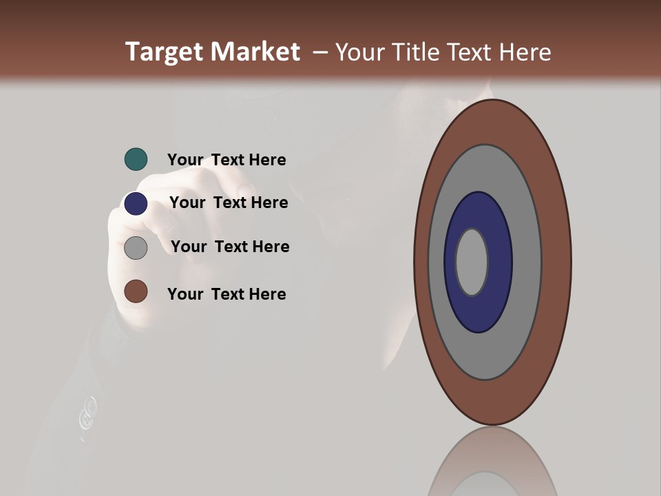 Fashion Dark Handsome PowerPoint Template