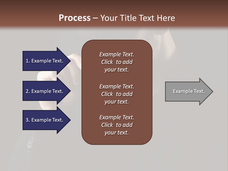 Fashion Dark Handsome PowerPoint Template