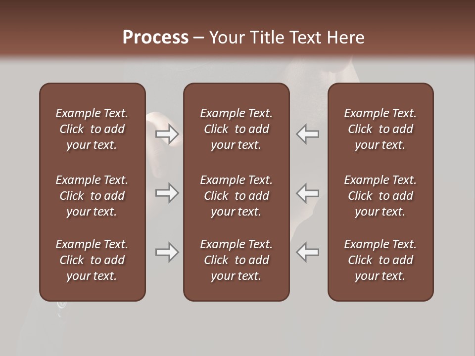 Fashion Dark Handsome PowerPoint Template