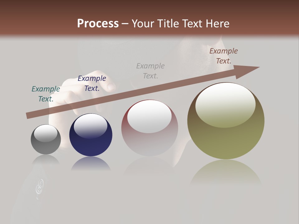 Fashion Dark Handsome PowerPoint Template