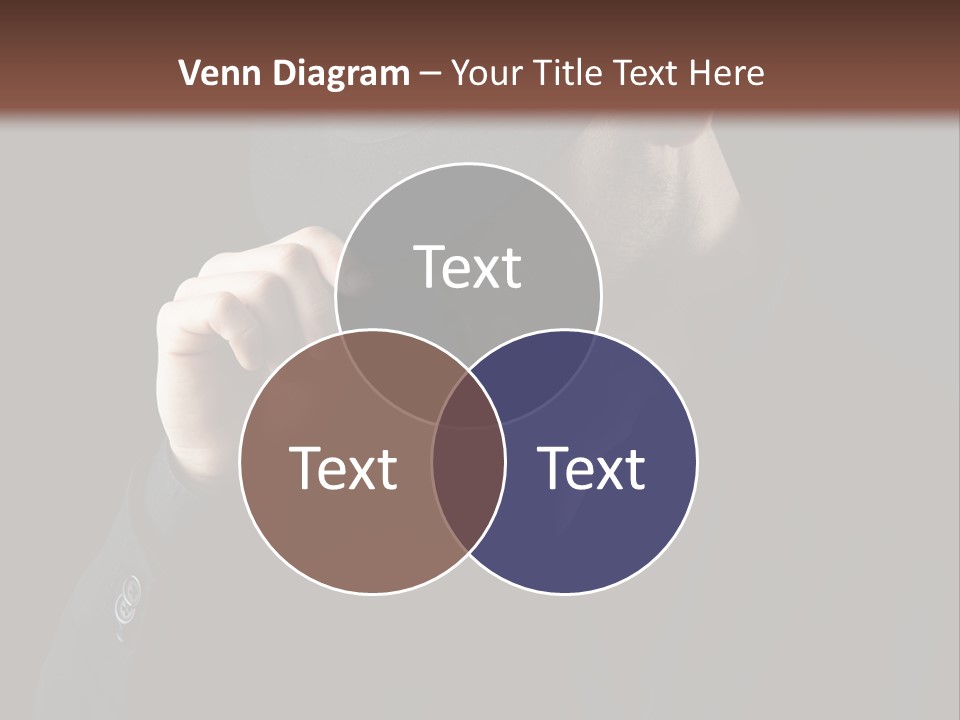 Fashion Dark Handsome PowerPoint Template