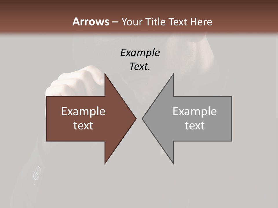 Fashion Dark Handsome PowerPoint Template
