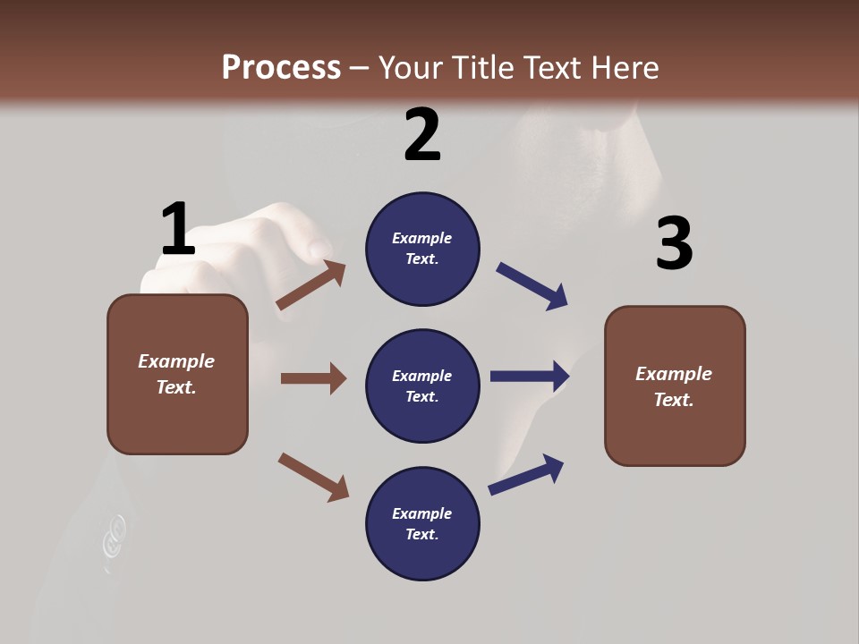 Fashion Dark Handsome PowerPoint Template
