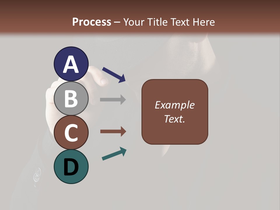 Fashion Dark Handsome PowerPoint Template