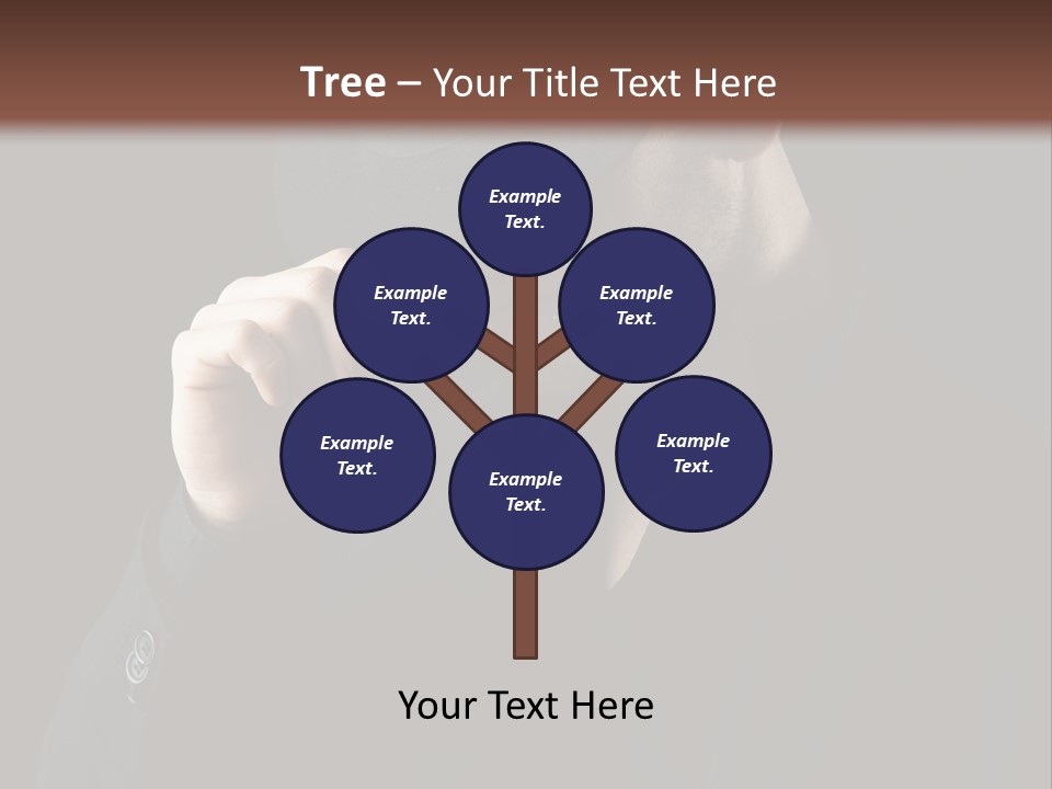 Fashion Dark Handsome PowerPoint Template