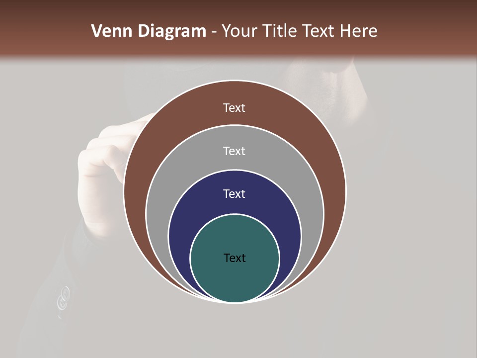 Fashion Dark Handsome PowerPoint Template