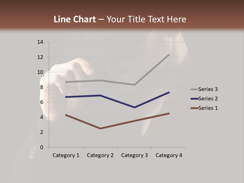 Fashion Dark Handsome PowerPoint Template