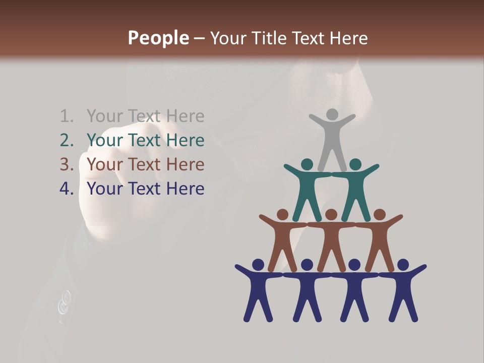 Fashion Dark Handsome PowerPoint Template