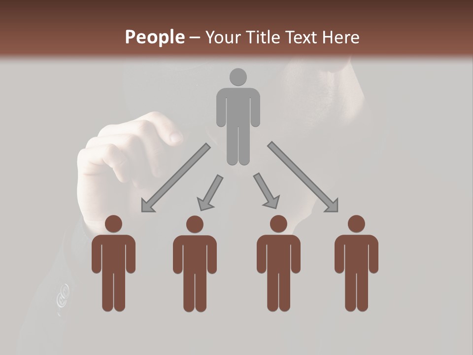 Fashion Dark Handsome PowerPoint Template