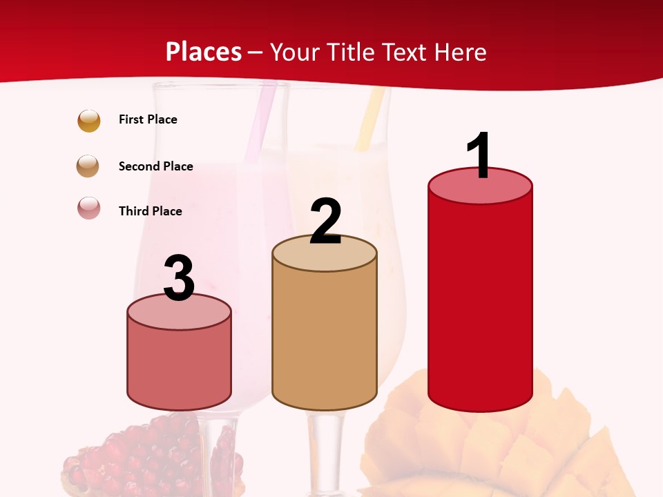 Milkshake Smoothie Calorie PowerPoint Template