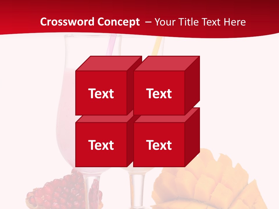 Milkshake Smoothie Calorie PowerPoint Template