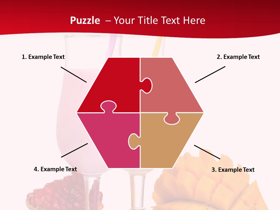 Milkshake Smoothie Calorie PowerPoint Template