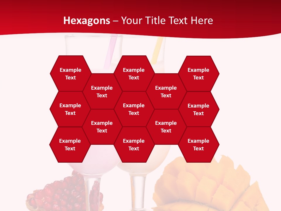 Milkshake Smoothie Calorie PowerPoint Template