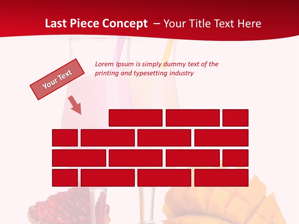 Milkshake Smoothie Calorie PowerPoint Template