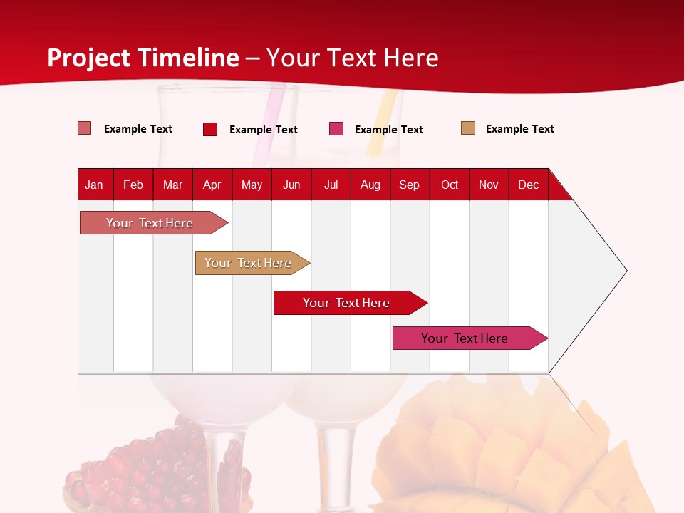 Milkshake Smoothie Calorie PowerPoint Template