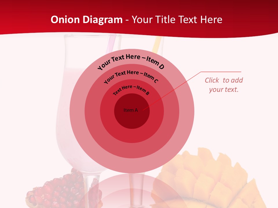 Milkshake Smoothie Calorie PowerPoint Template