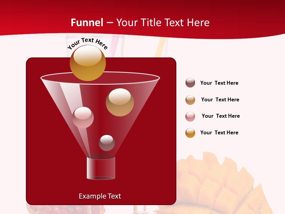 Milkshake Smoothie Calorie PowerPoint Template