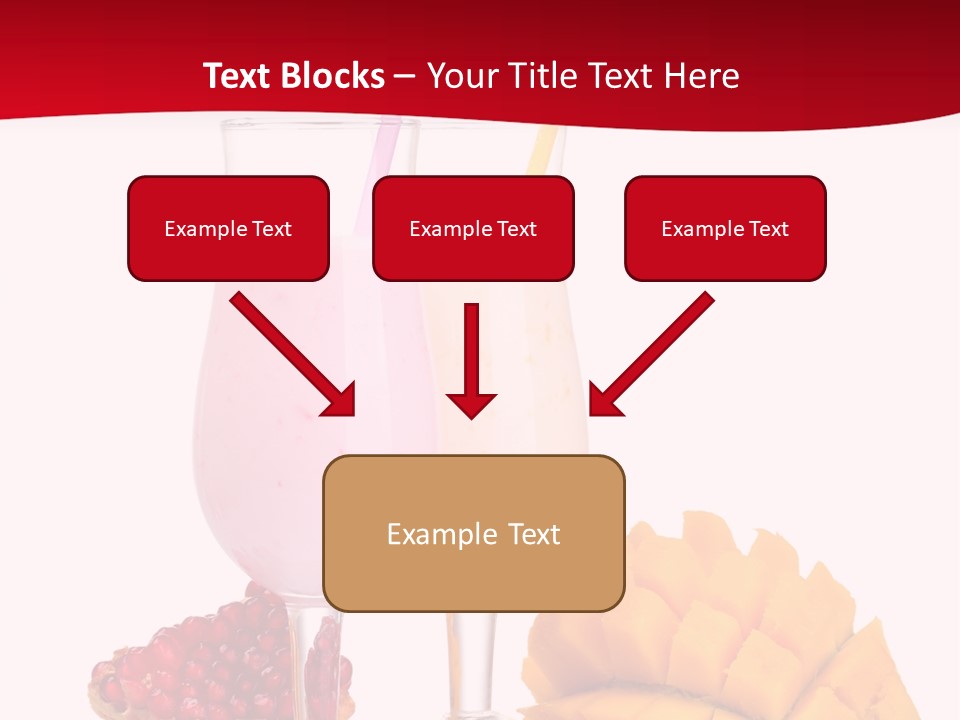 Milkshake Smoothie Calorie PowerPoint Template