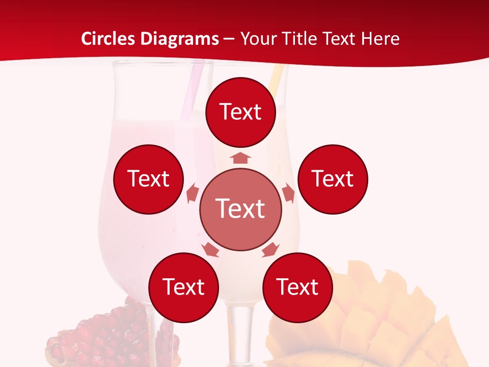 Milkshake Smoothie Calorie PowerPoint Template