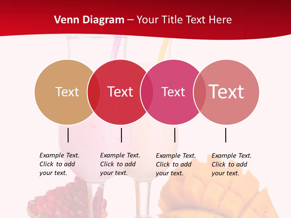 Milkshake Smoothie Calorie PowerPoint Template