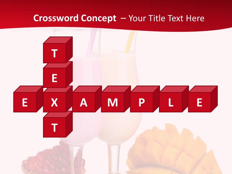 Milkshake Smoothie Calorie PowerPoint Template