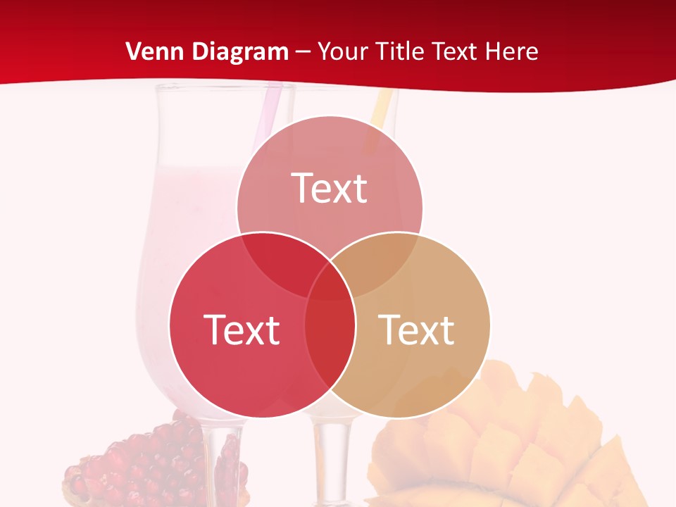 Milkshake Smoothie Calorie PowerPoint Template