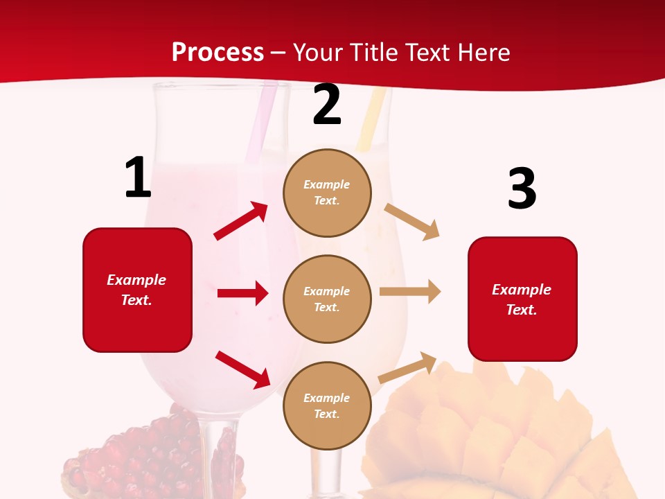 Milkshake Smoothie Calorie PowerPoint Template