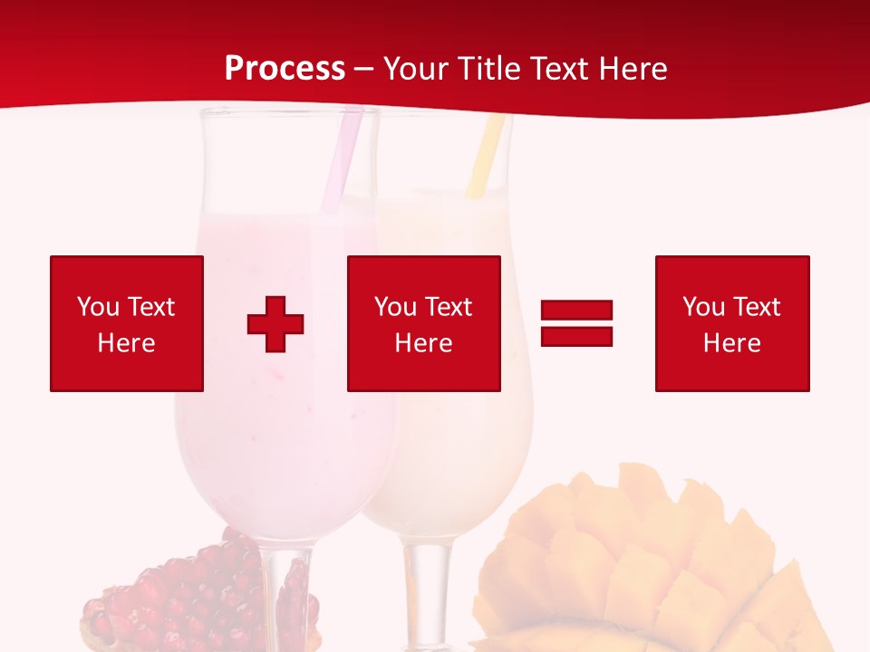 Milkshake Smoothie Calorie PowerPoint Template