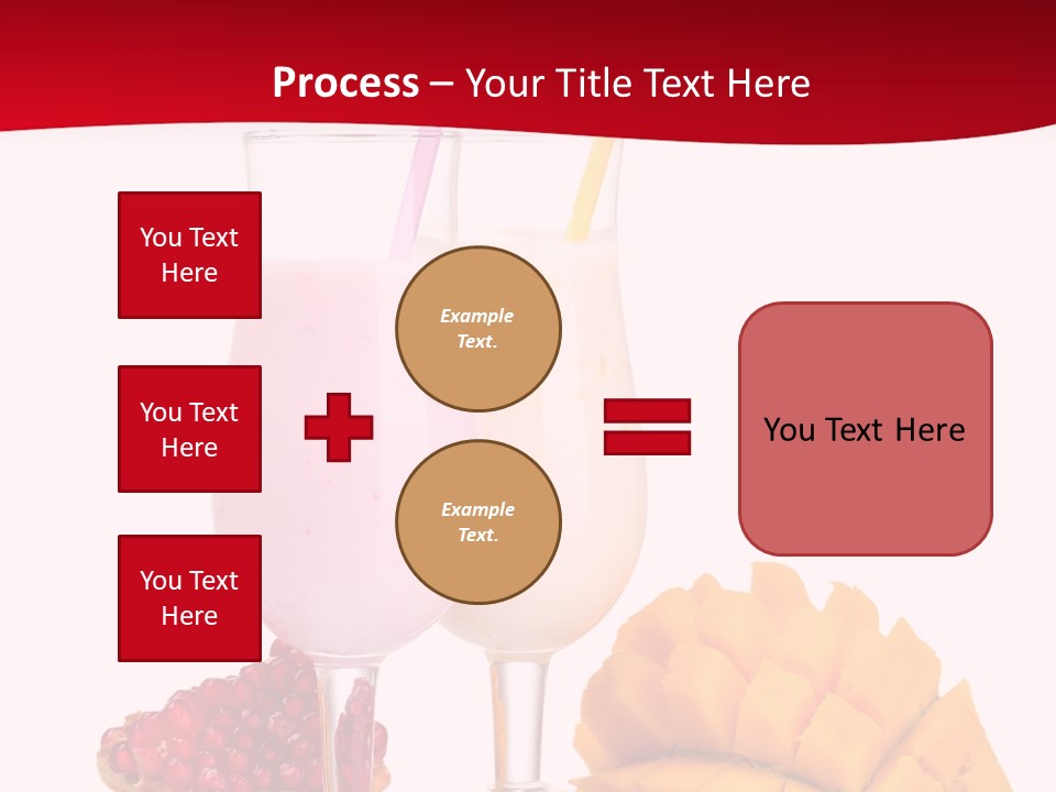 Milkshake Smoothie Calorie PowerPoint Template