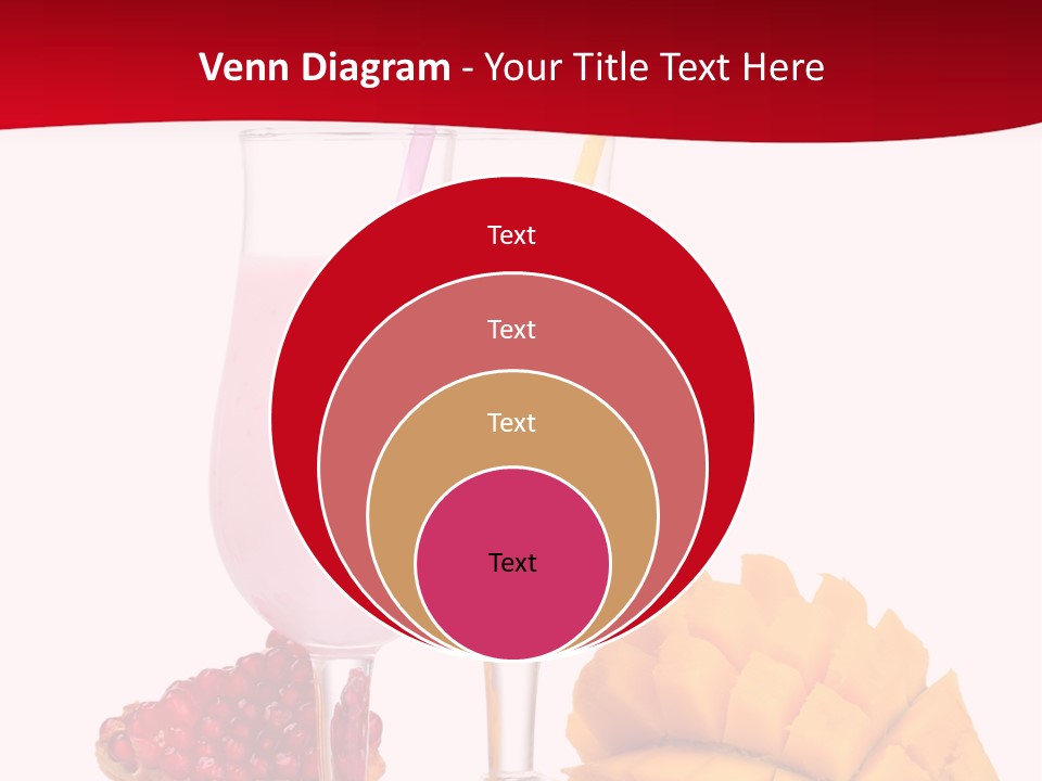 Milkshake Smoothie Calorie PowerPoint Template