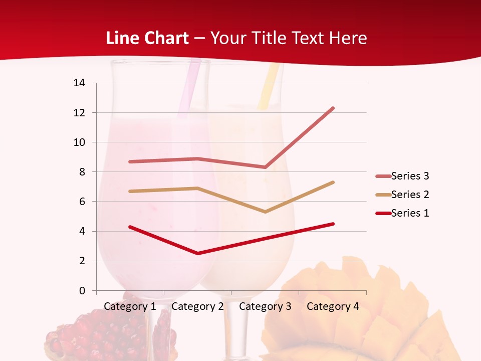 Milkshake Smoothie Calorie PowerPoint Template