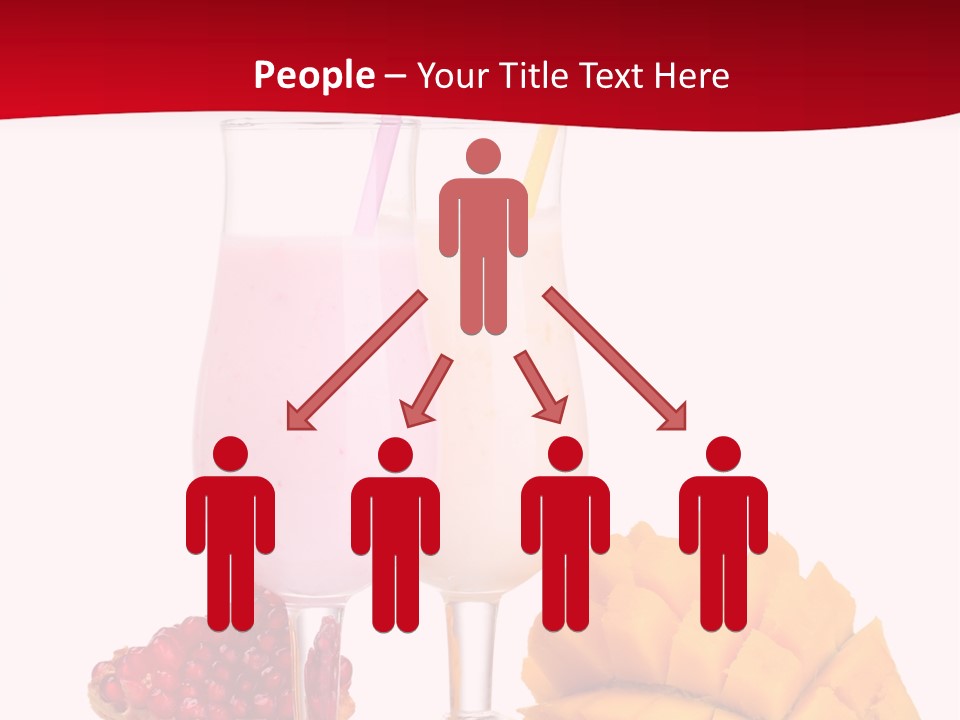 Milkshake Smoothie Calorie PowerPoint Template